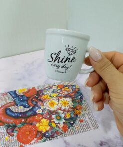 ست قوری و قندان دیو دلبر دست ساز کد 2064