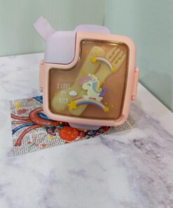 ظرف غذا لانچ باکس فانتزی کودک سه طرح کد 2069