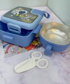 ظرف غذا لانچ باکس فانتزی کودک سه طرح کد 2069