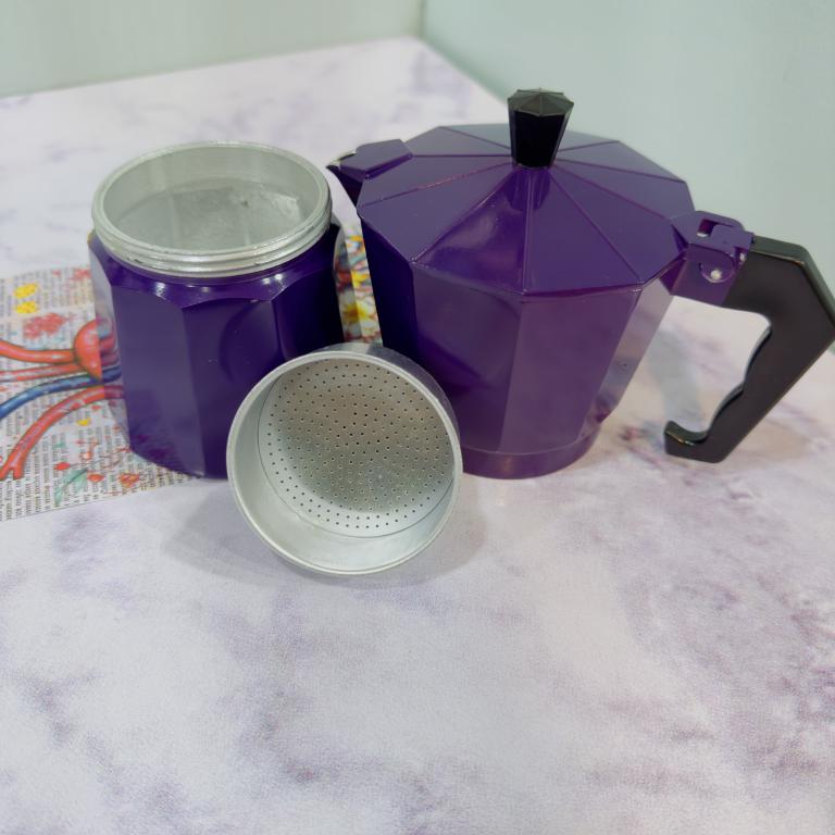 موکاپات (قهوه جوش روگازی) 6 کاپ رنگی کد 2073