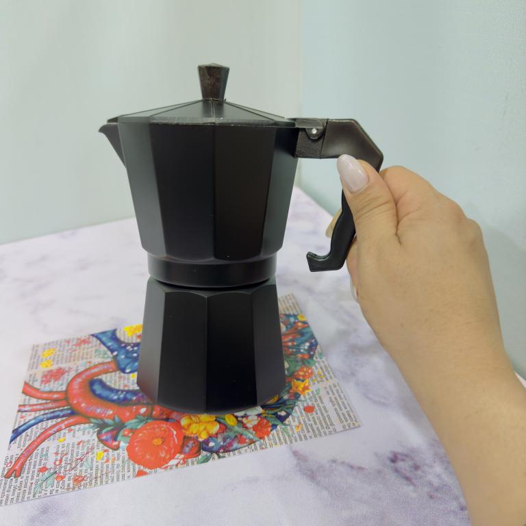 موکاپات (قهوه جوش روگازی) 6 کاپ رنگی کد 2073