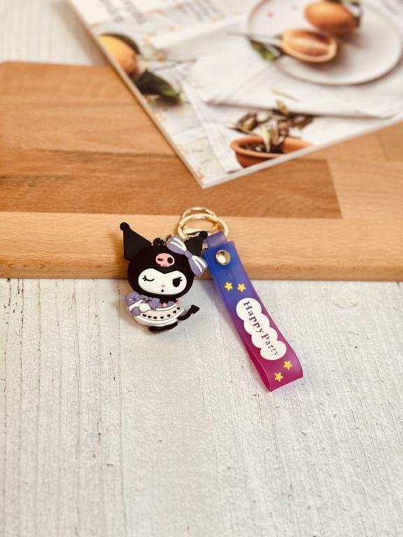 آویز سیلیکونی طرح کرومی رنگی کد 2099