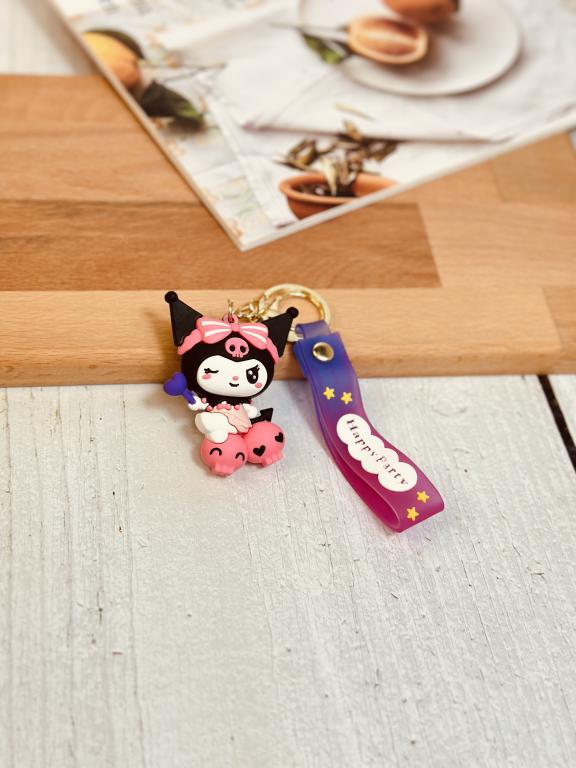 آویز سیلیکونی طرح کرومی رنگی کد 2099