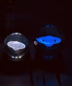 گوی کیرستالی چراغدار شارژی رنگارنگ کد 2144