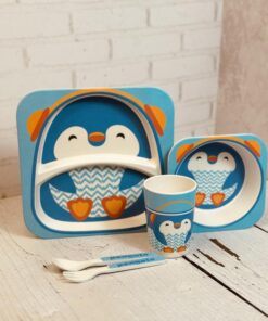 ست غذاخوری(ظرف غذا ) فانتزی کودک بامبو اورجینال کد 2141