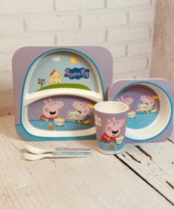 ست غذاخوری(ظرف غذا ) فانتزی کودک بامبو اورجینال کد 2141