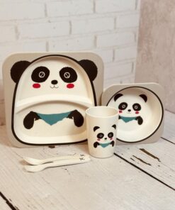 ست غذاخوری(ظرف غذا ) فانتزی کودک بامبو اورجینال کد 2141