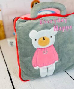 پتو عروسکی طرح کیف دسته دار فانتزی اورجینال 2145