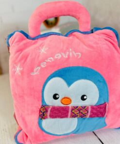 پتو عروسکی طرح کیف دسته دار فانتزی اورجینال 2145