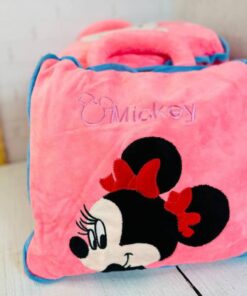 پتو عروسکی طرح کیف دسته دار فانتزی اورجینال 2145