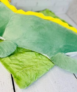 پتو عروسکی فانتزی طرح دایناسور سبز کد 2147