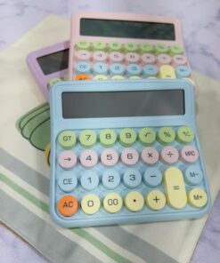 ماشین حساب فانتزی بزرگ رنگی کد 2112