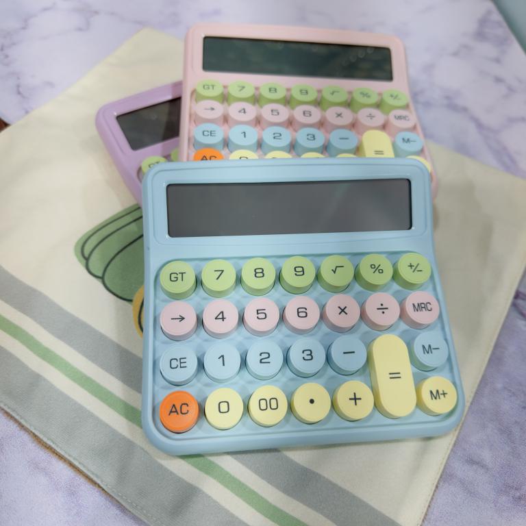 ماشین حساب فانتزی بزرگ رنگی کد 2112