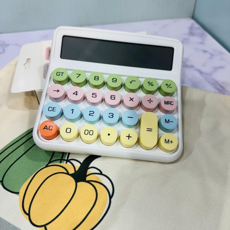 ماشین حساب فانتزی بزرگ رنگی کد 2112