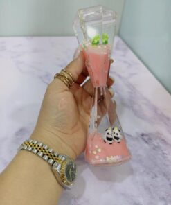 ساعت شنی چند ضلعی طرح پاندا رنگی کد 2117