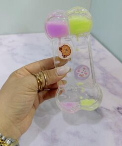 ساعت شنی دوقلوه فانتزی طرح حیوانات رنگی کد 2116