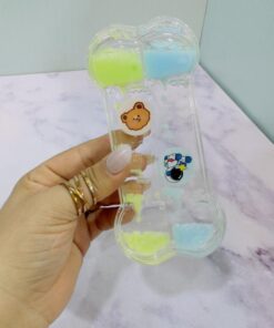 ساعت شنی دوقلوه فانتزی طرح حیوانات رنگی کد 2116