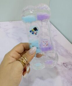 ساعت شنی دوقلوه فانتزی طرح حیوانات رنگی کد 2116