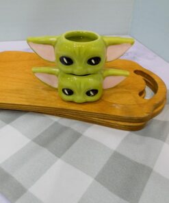 شات قهوه بیبی یودا دست ساز سرامیکی کد 2123