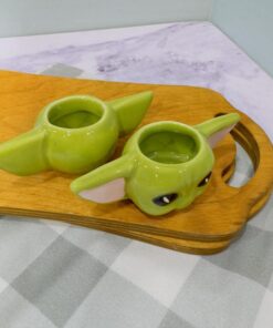 شات قهوه بیبی یودا دست ساز سرامیکی کد 2123