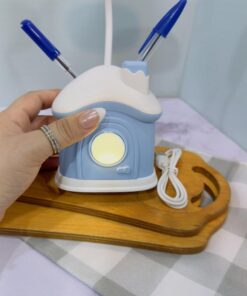 چراغ مطالعه وجا قلمی طرح کلبه کد 2131