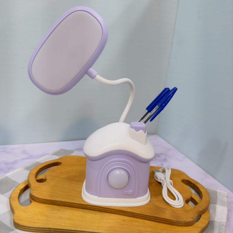 چراغ مطالعه وجا قلمی طرح کلبه کد 2131