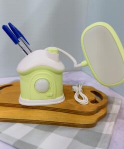 چراغ مطالعه وجا قلمی طرح کلبه کد 2131