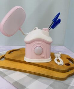 چراغ مطالعه وجا قلمی طرح کلبه کد 2131