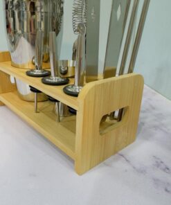 ست بار سرد 12 تکه استیل استند چوبی کد2152