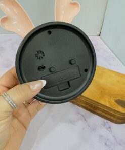 ساعت زنگ دار رومیزی طرح شاخ گوزن کد 2160