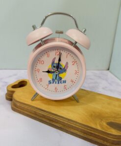 ساعت رو میزی زنگ دار طرح فانتزی استیچ کد 2161