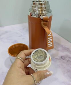 فلاسک استیل اورجینال برند YIMI دو حجم در لیوانی کد 2167