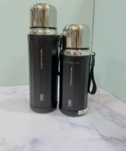 فلاسک استیل اورجینال برند YIMI دو حجم در لیوانی کد 2167