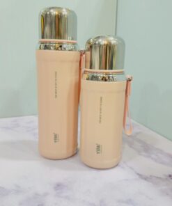 فلاسک استیل اورجینال برند YIMI دو حجم در لیوانی کد 2167