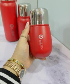 فلاسک استیل رنگی سه حجم برند LIZUN کد 2172