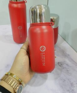 فلاسک استیل رنگی سه حجم برند LIZUN کد 2172