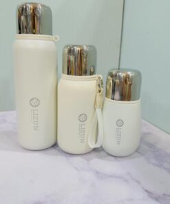 فلاسک استیل رنگی سه حجم برند LIZUN کد 2172