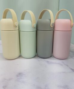 مینی فلاسک استیل دسته چرمی کد 2175