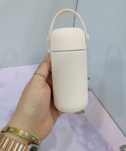 مینی فلاسک استیل دسته چرمی کد 2175