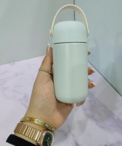 مینی فلاسک استیل دسته چرمی کد 2175