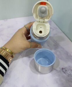 مینی تراول ماگ طرح مشبک رنگی کد 2176