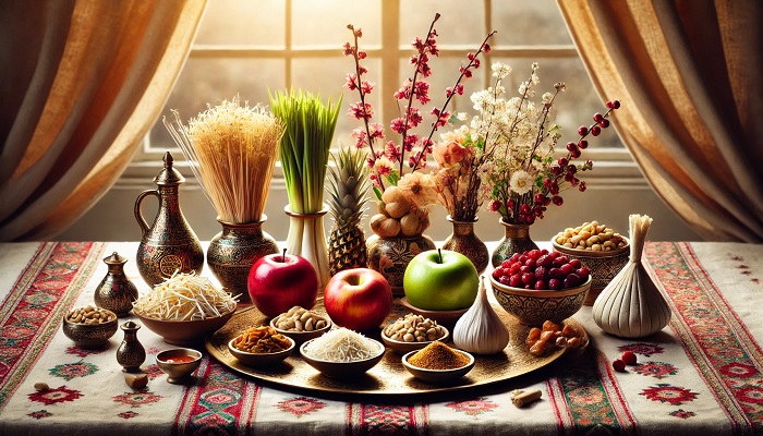 چیدمان سفره هفت سین