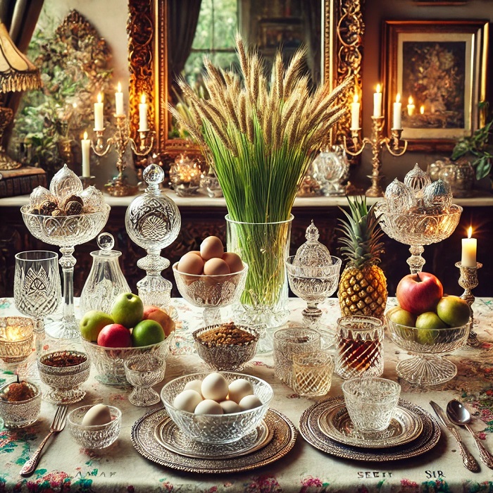 ظروف کریستال سفره هفت سین