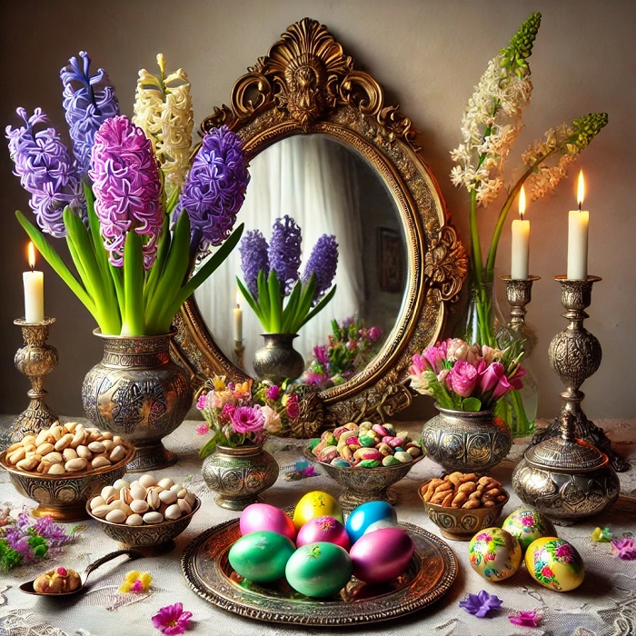 سفره هفت سین رنگی