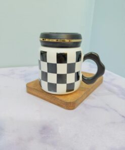 ماگ سرامیکی طرح دار در پیچی فانتزی کد 2211