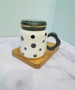 ماگ سرامیکی طرح دار در پیچی فانتزی کد 2210