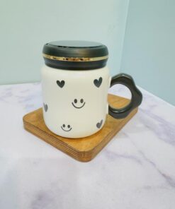 ماگ سرامیکی طرح دار در پیچی فانتزی کد 2210