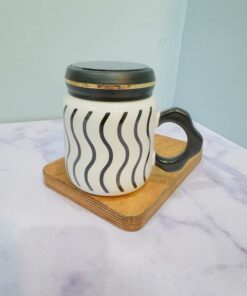 ماگ سرامیکی طرح دار در پیچی فانتزی کد 2210