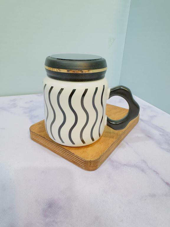 ماگ سرامیکی طرح دار در پیچی فانتزی کد 2210