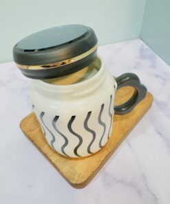 ماگ سرامیکی طرح دار در پیچی فانتزی کد 2210